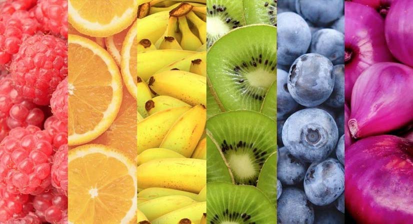 El color de los alimentos en nuestra vida